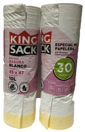 King Sack 10 litros 30 un 45X47