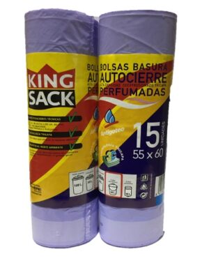 King Sack 30 litros 15 un 55X60 Perfumado