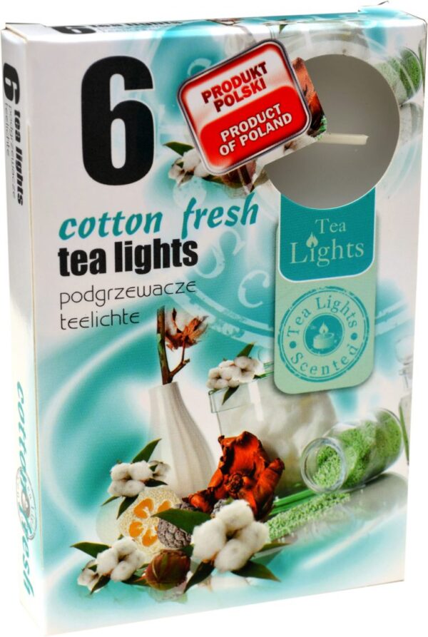 Tealights Perfumados Cotton Fresh (45un)