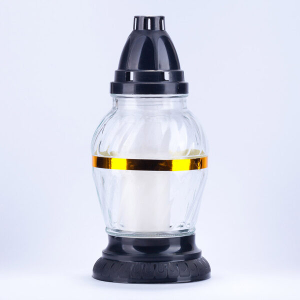 Candeeiro de Vidro Z 07  dourado
