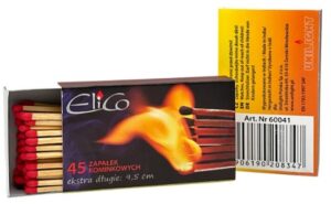 Fósforos Elico 60041 - Lareira