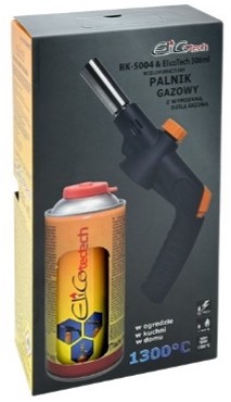 Maçarico RK-5004C + Cartucho Gás 300ml