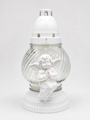 Cand. Vidro Z-02 Anjo Branco