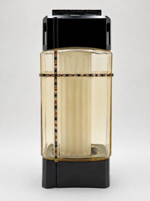 Cand.de Vidro Pixel dourado